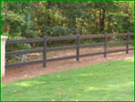 brown wood fence from Tornado Fence in Mobile, AL